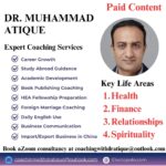 Unlock Your Potential with Dr. Muhammad Atique, PhD