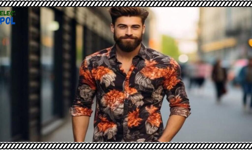 Features of 299 rs Flower Style Casual Men Shirt