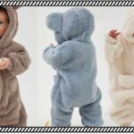 RS 149 Bear Design Long-Sleeve Baby Jumpsuit Thespark Shop